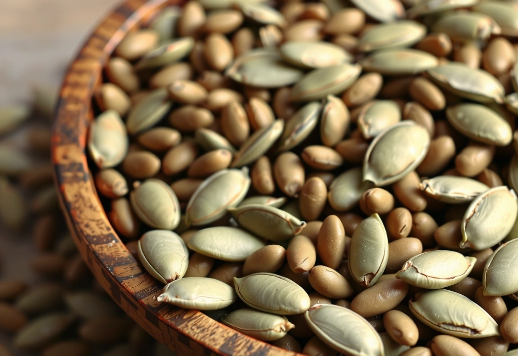 Lentejas y semillas de calabaza, ricas en zinc